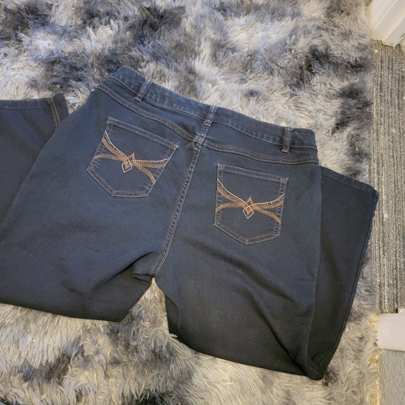 D. Jeans New York SZ 16 Cropped‎ Denim Jeans - Picture 7 of 7